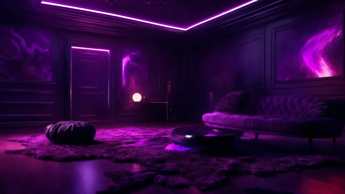Dreaming of Spilling Purple Paint on a Fluffy Carpet