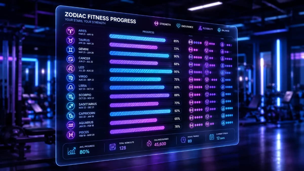 Zodiac Signs Statistics on Gym Membership Retention Rates: Which Signs Stay Committed?