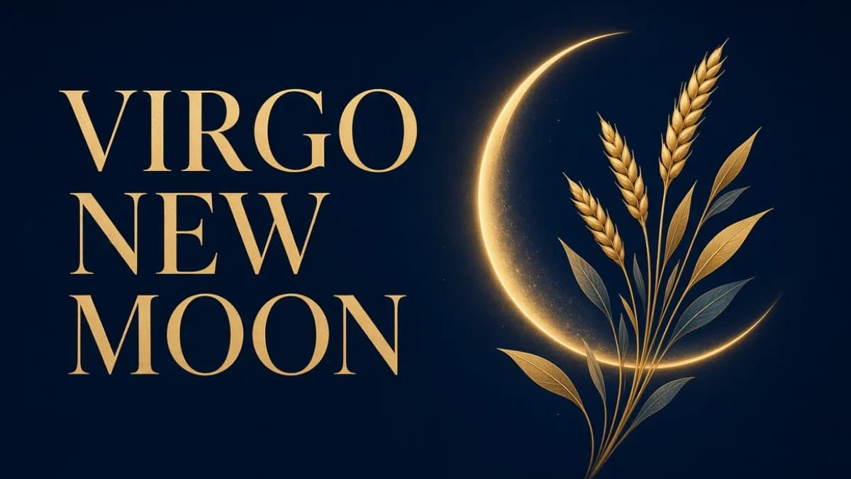 New Moon in Virgo September 10, 2026: Time for Grounding, Organization, and Emotional Detox