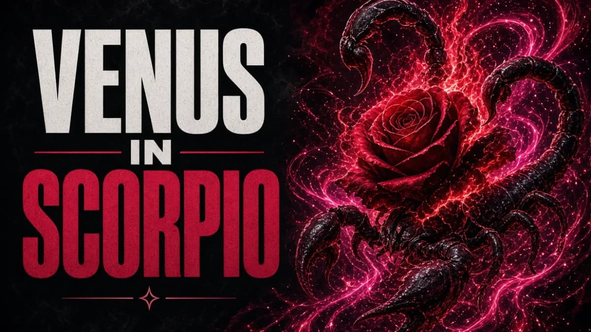 Venus in Scorpio 2026: Intimacy, Power Struggles, and the Shadows of Love