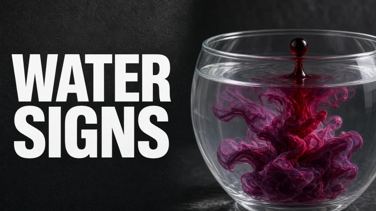 Why Water Signs Absorb Other People's Depression